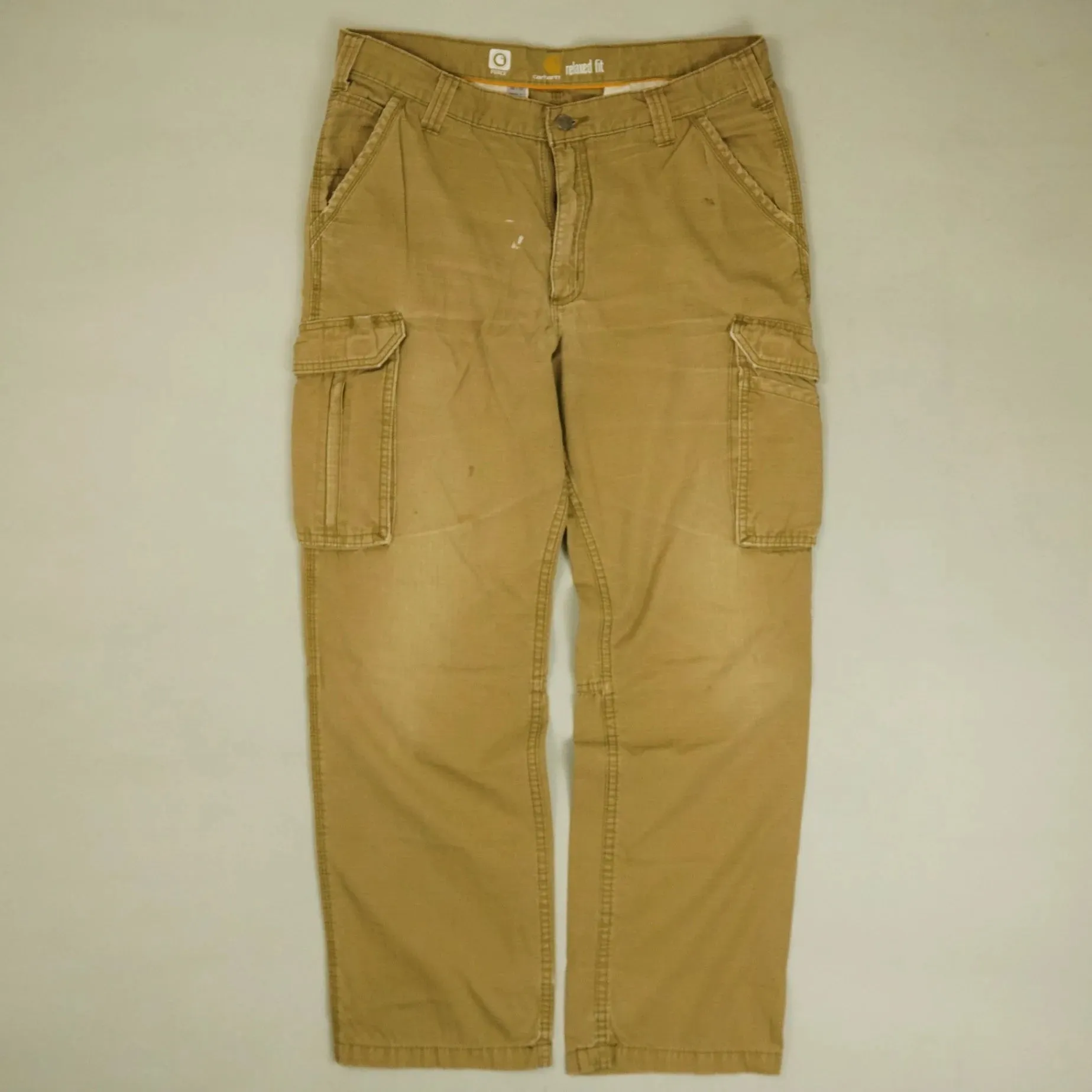Vintage Carhartt Brown Aviation Trousers (36 X 32)