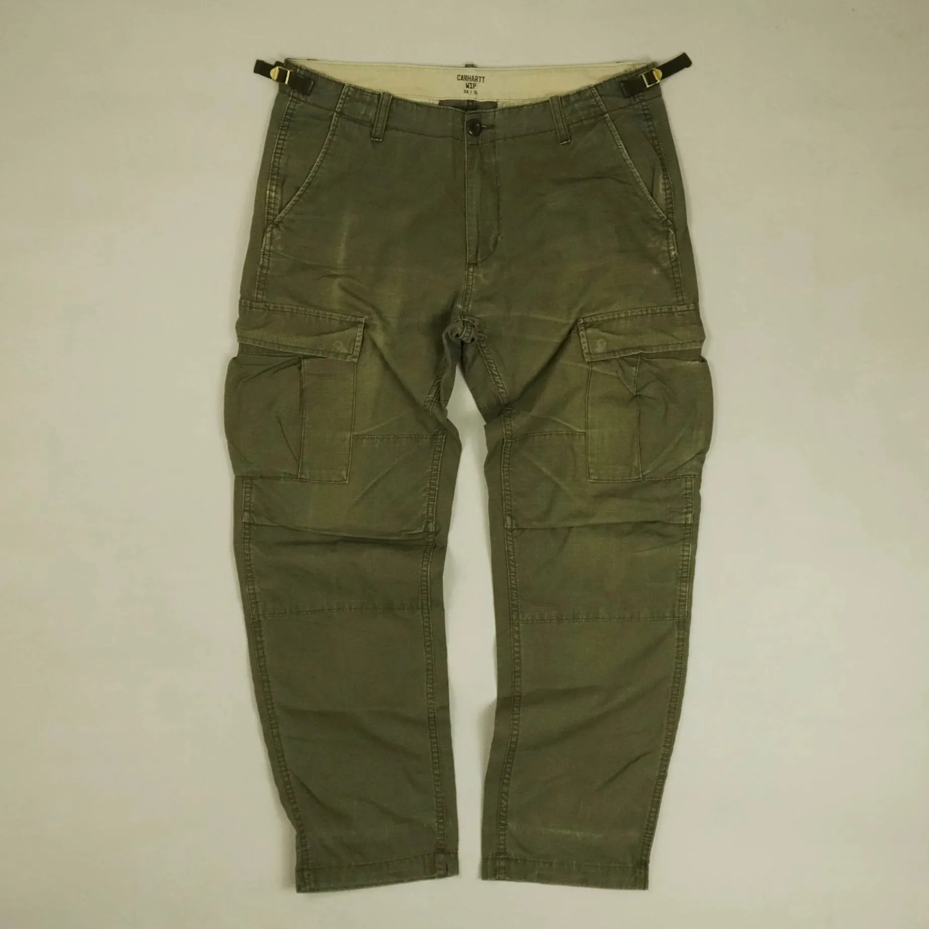 Vintage Carhartt Green Aviation Trousers (32 X 30)