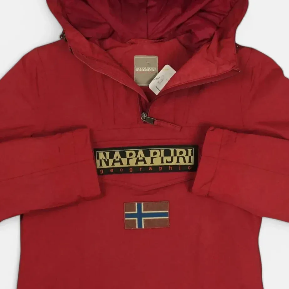 Vintage Napapijri Red Trackjacket (XS)
