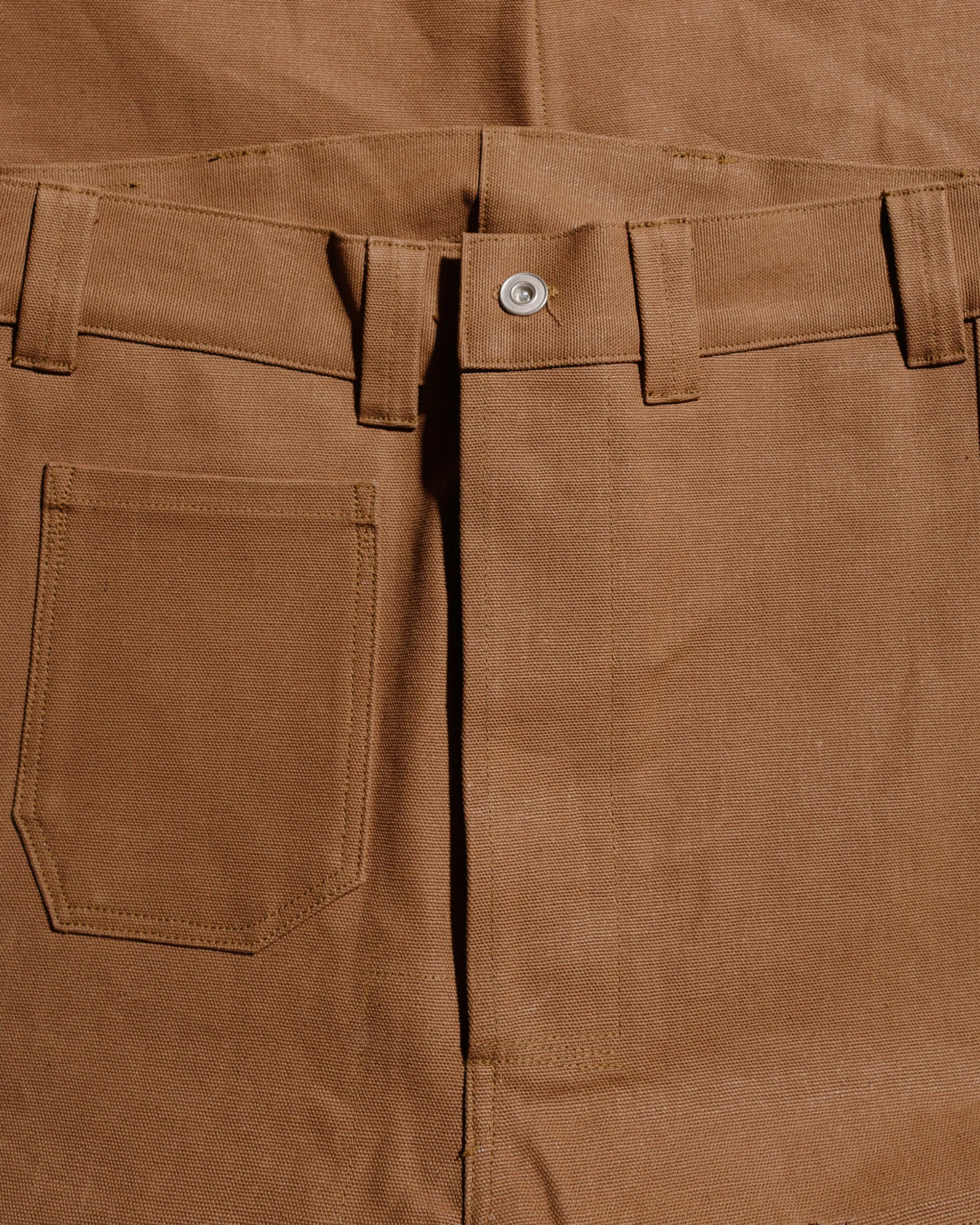 Warehouse Lot. JG-01 1910s Netmaker's Trousers Duck Brown