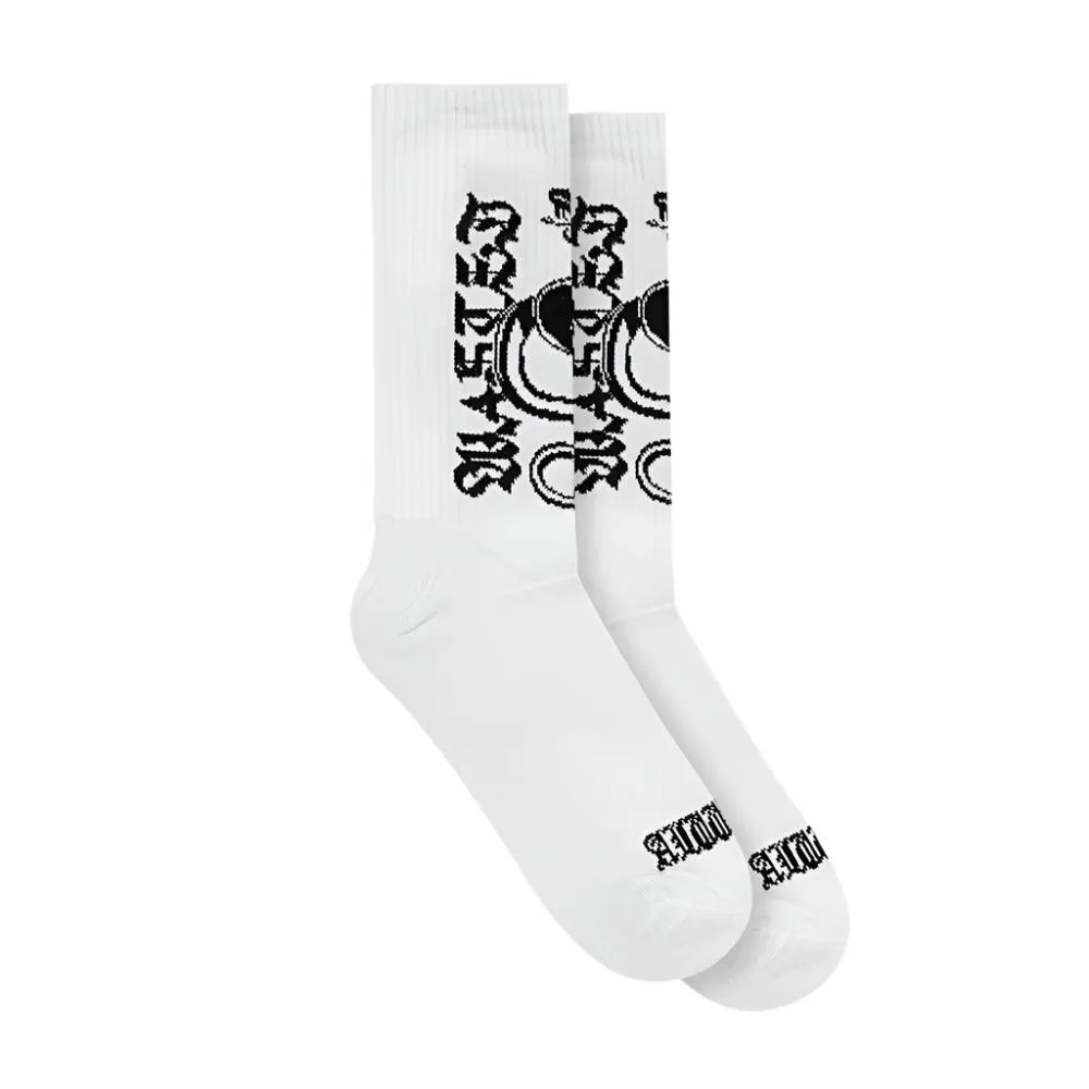 WASTED PARIS LETHAL SOCKS // WHITE