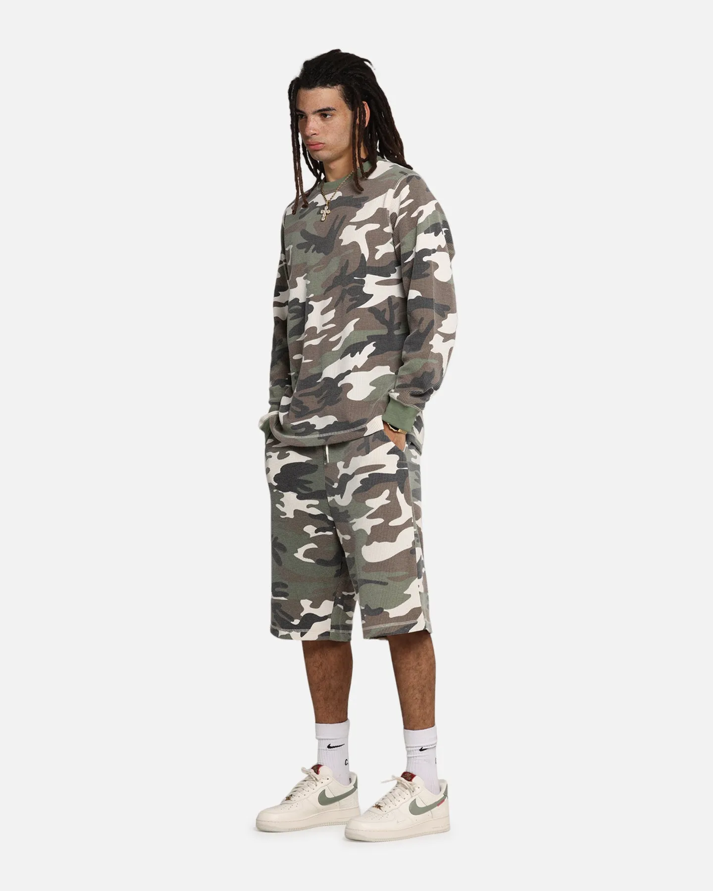 XXIII Printed Thermal Long Sleeve T-Shirt Camo