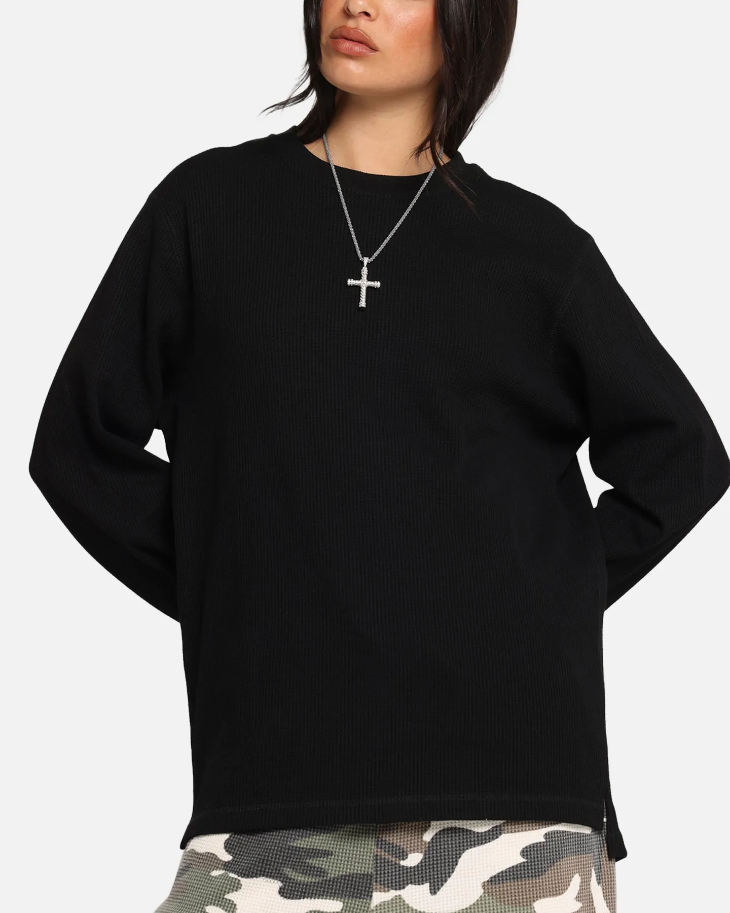 XXIII Thermal Long Sleeve T-Shirt Black