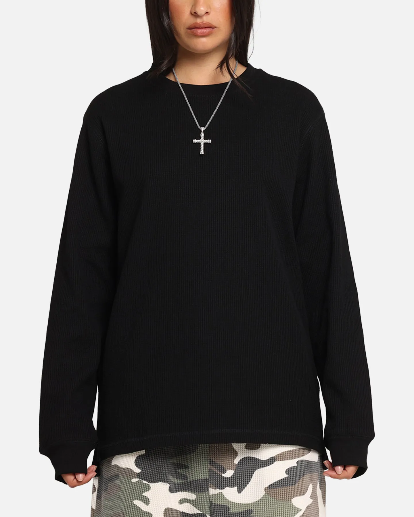 XXIII Thermal Long Sleeve T-Shirt Black